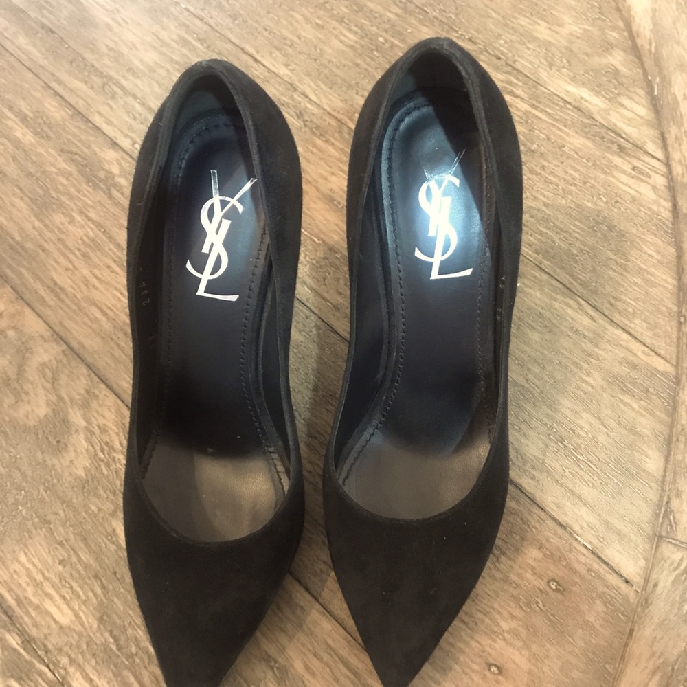 YSL Velvet Heels